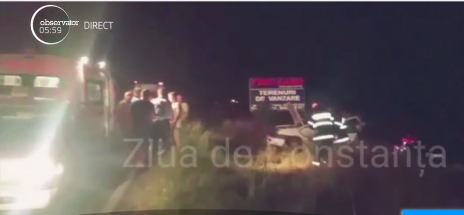 accident grav - politist mort
