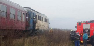 locomotiva a luat foc in judetul Mures