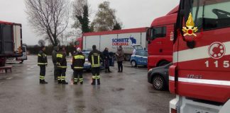 sofer de TIR mort in Venetia