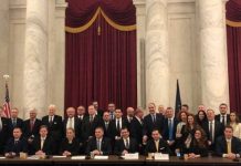 Senatorul Gabriel Leș, întâlnire la Washington cu mebrii Senatului american