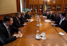 Deputatul Octavian Petric, întâlnire cu secretarul pentru Energie al SUA, Rick Perry